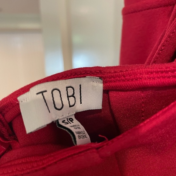 ❤️🍷 Tobi Cross-back Mini Dress - S 🍷❤️ - Picture 4 of 7